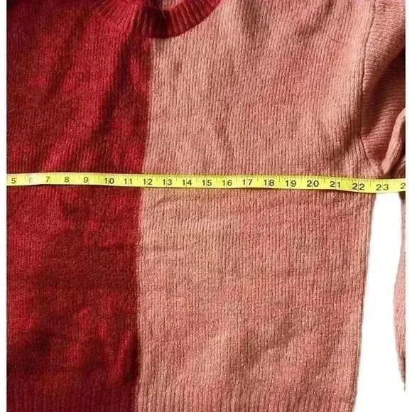 Anthropologie Vigoss Colorblock Two Toned Crewneck Sweater Size XL NWT - Picture 9 of 10